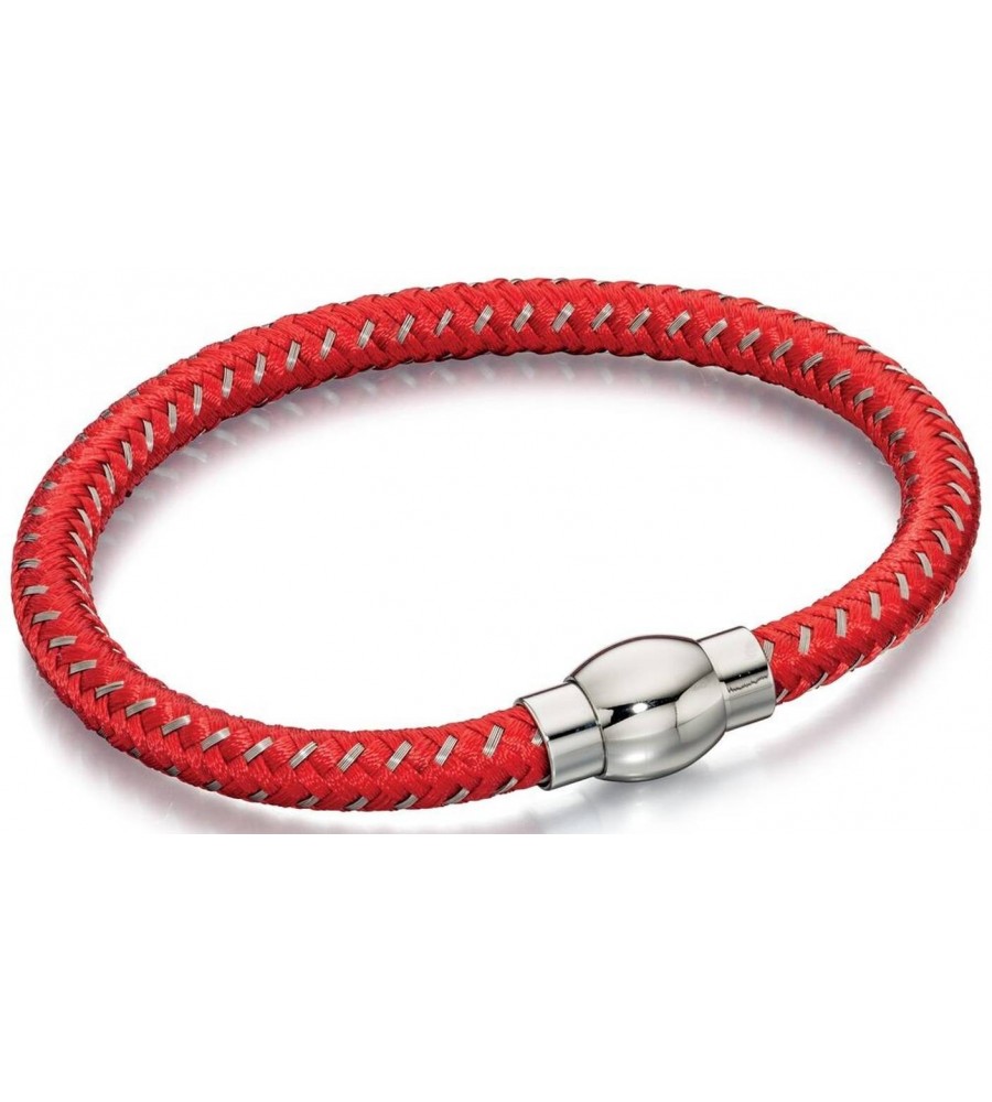 Mon-bijou - D4736 - Bracelets chic en nylon et acier inoxydable