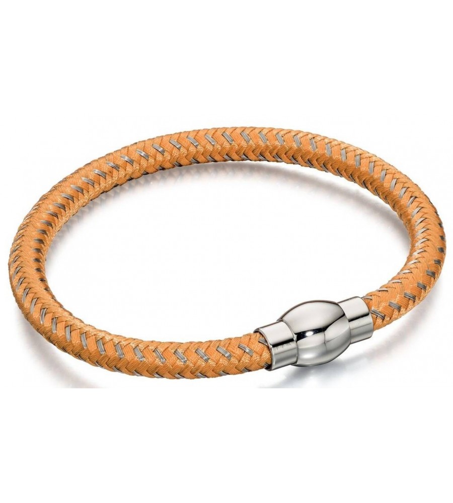 Mon-bijou - D4733 - Bracelets chic en nylon et acier inoxydable