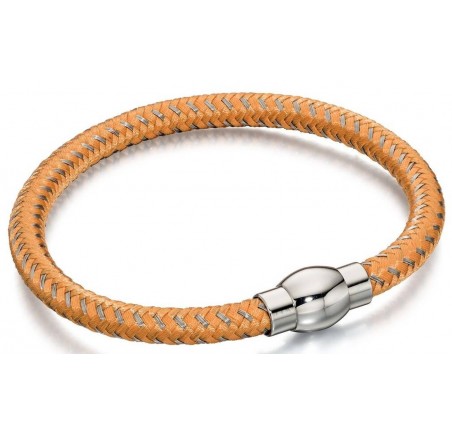 Mon-bijou - D4733 - Bracelets chic en nylon et acier inoxydable