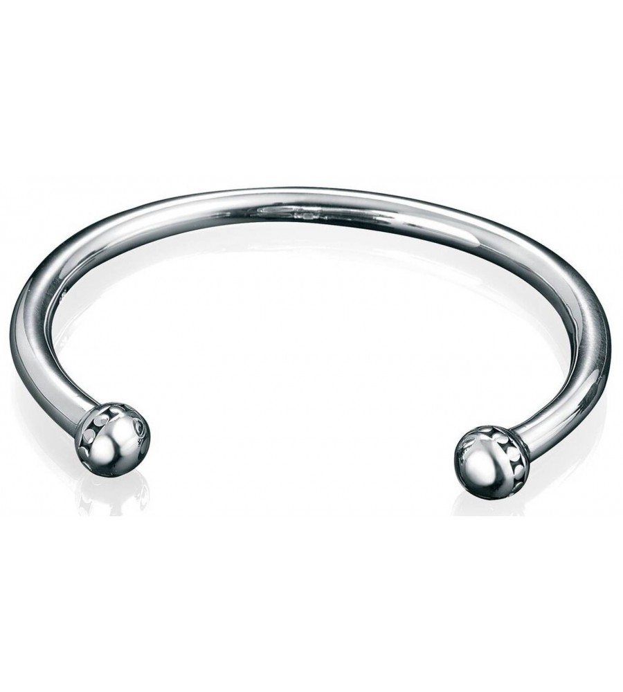 Mon-bijou - D2840 - Bracelet oxydée en argent 925/1000