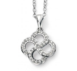 Mon-bijou - D937a - Superbe collier diamant en Or blanc 375/1000