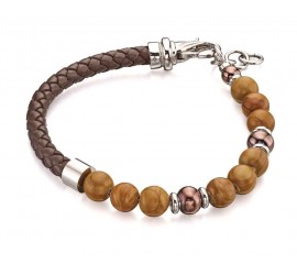 Mon-bijou - D4872 - Bracelet classe et chic en acier inoxydable