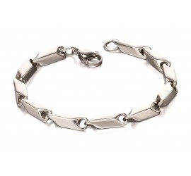 Mon-bijou - D4971 - Bracelet original en acier inoxydable