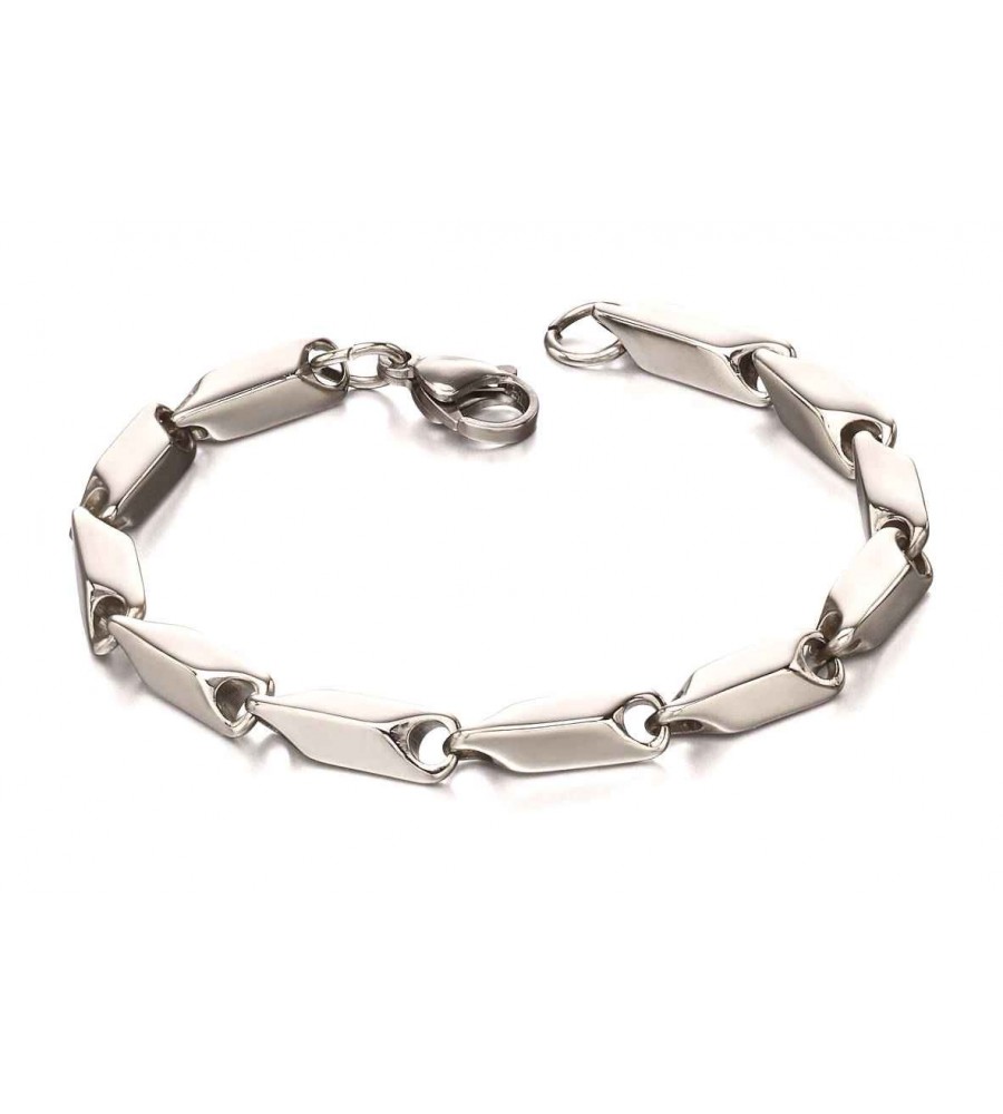 Mon-bijou - D4971 - Bracelet original en acier inoxydable