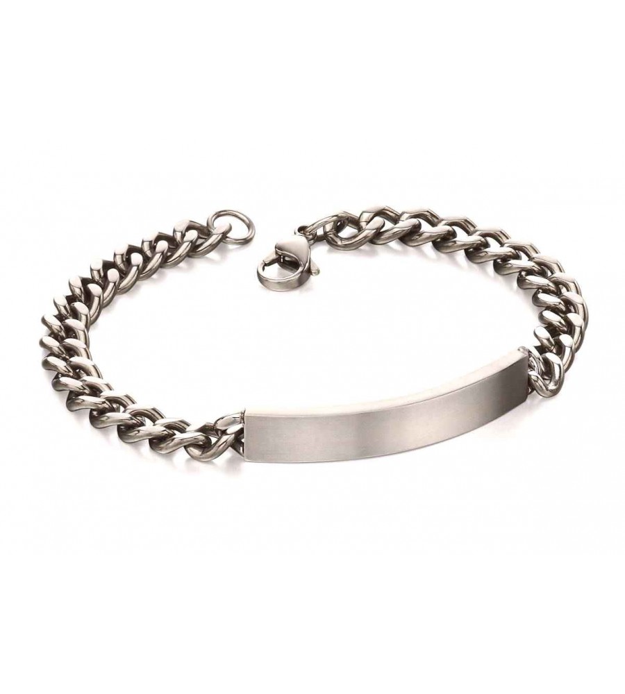 Mon-bijou - D4987 - Bracelet tendance en acier inoxydable