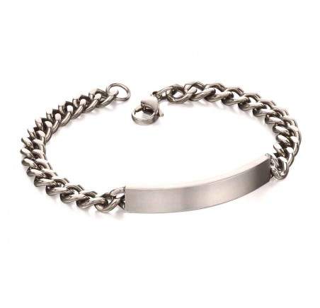 Mon-bijou - D4987 - Bracelet tendance en acier inoxydable