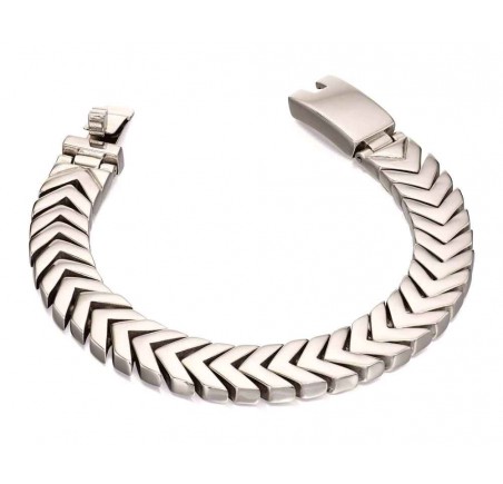 Mon-bijou - D4996 - Bracelet tendance en acier inoxydable