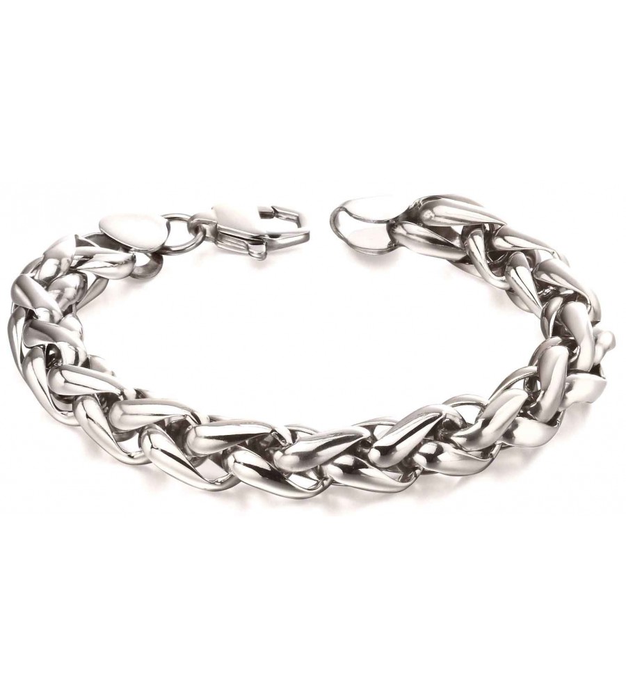 Mon-bijou - D5057 - Bracelet tendance en acier inoxydable