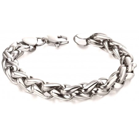 Mon-bijou - D5057 - Bracelet tendance en acier inoxydable