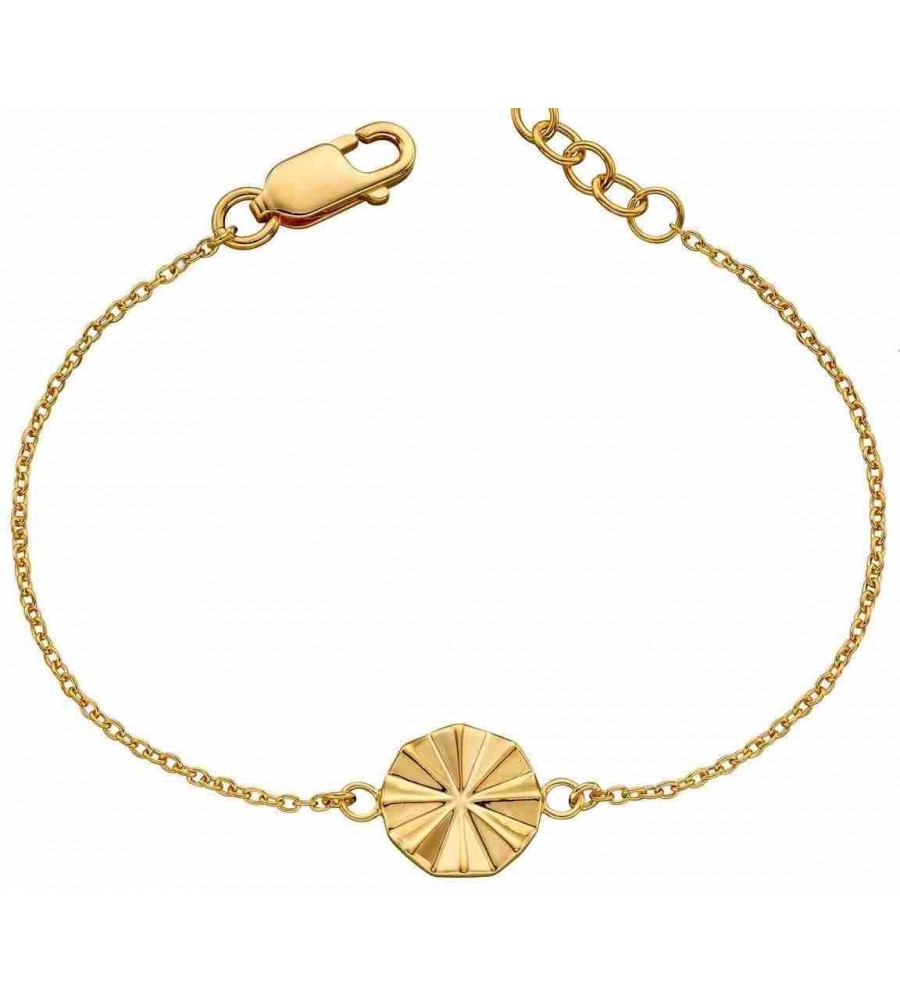 Mon-bijou - D5257 - Bracelet chic plaqué or en argent 925/1000