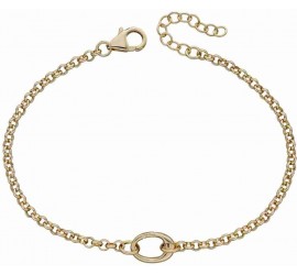Mon-bijou - D5314 - Bracelet plaqué or en argent 925/1000