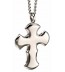 Mon-bijou - D4665 - Collier croix en acier inoxydable